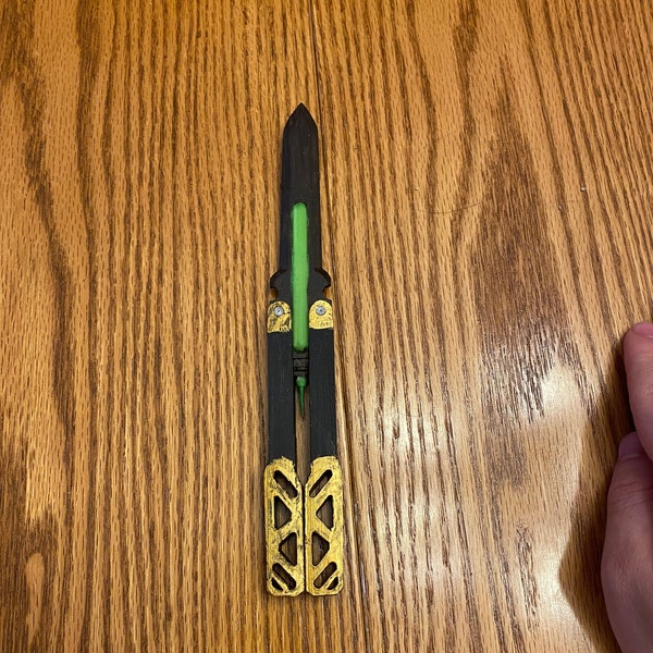 Octane Butterfly Knife Etsy