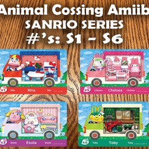 Animal Crossing: Sanrio Series Amiibo Cards #'s S1 - S6