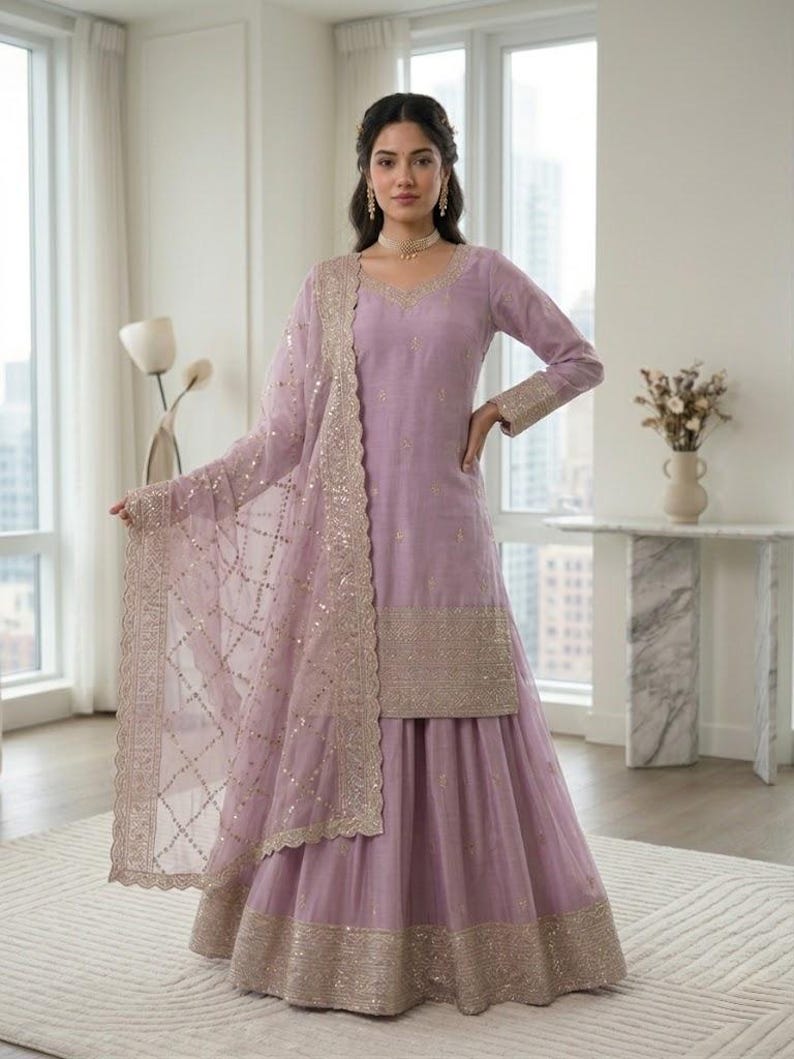 White Designer Heavy Embroidered Salwar Kameez With Dupatta, Salwar Kameez Pakistani suit Plus Size dress, Suits for Eid Special image 7