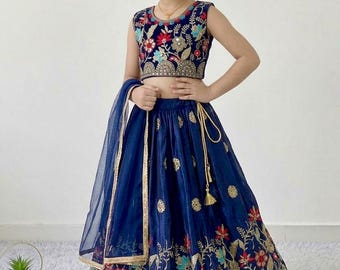 Kids Dress, Indian Kids Girl Dress, Lehenga for Kids Girls, Lehenga Choli, Girls Chaniya Choli, Girl's Lehenga Choli, Navratri Lehenga