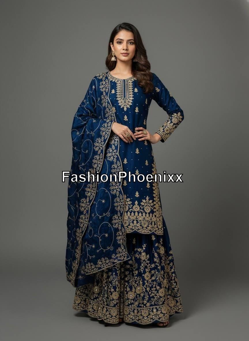 Designer Salwar Kameez Prêt à Porter Pakistanais Pour Mariage Indien