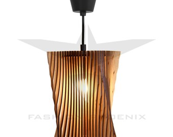 Handcrafted Wooden Lamp: Illuminate Your Space with Rustic Elegance - Unique Wood Table Lamp for Warm and Inviting Home Decor