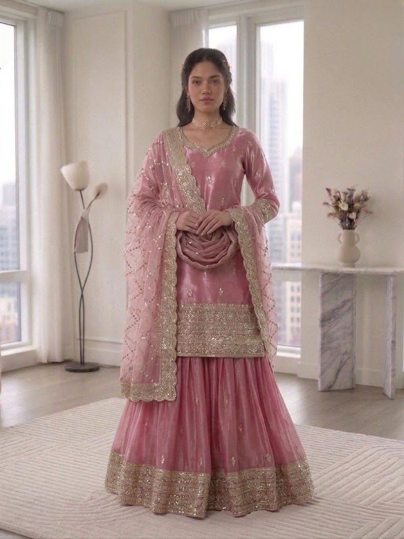 White Designer Heavy Embroidered Salwar Kameez With Dupatta, Salwar Kameez Pakistani suit Plus Size dress, Suits for Eid Special 2