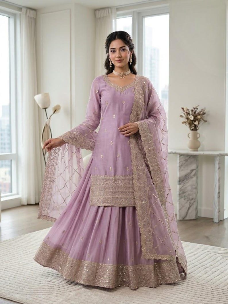 White Designer Heavy Embroidered Salwar Kameez With Dupatta, Salwar Kameez Pakistani suit Plus Size dress, Suits for Eid Special 3