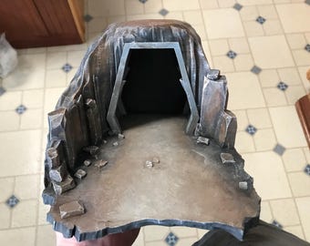 Sleestak Tunnel Entrance Model (1/18th scale) (figures sold separately)  from 1974 Land of the Lost