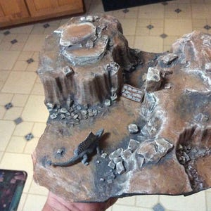 Echo Canyon Set with Torchy model  1974 Land of the Lost