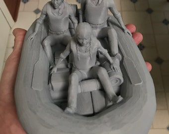 Marshal's Raft Scene from Land of the Lost