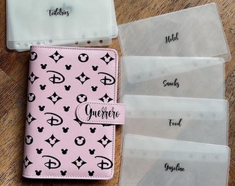 A6 Disney budget binder