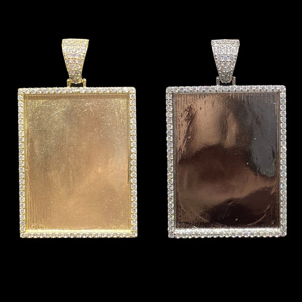 Picture Frame Pendant Etsy