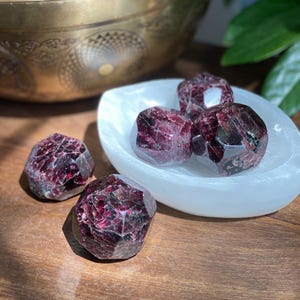 Almandine Garnet Specimen - Multifaceted Garnet, Manifestation, Energizing, Vitality