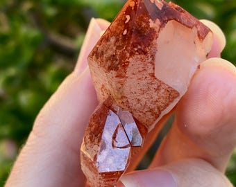 Record Keeper Orange River Red Hematite Quartz: Strength, Vitality