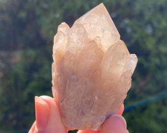 Rare Phantom Kundalini Smoky Citrine, Solar Plexus Chakra, Root Chakra, Vitality, Awakening