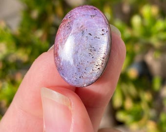 Ruby Corundum Pocket Stone – Star Asterism, Chatoyant Gemstone, India (Heart Chakra)