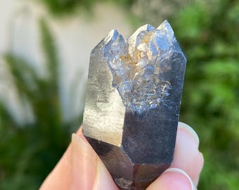 Yunnan Carbon Quartz -  Double Terminated, Extraterrestrial, Healing, Akashic Clearing, Grounding