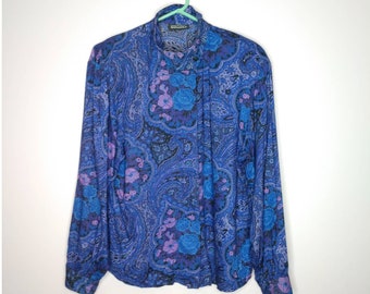 Vintage Abstract Paisley Button Down - S/P