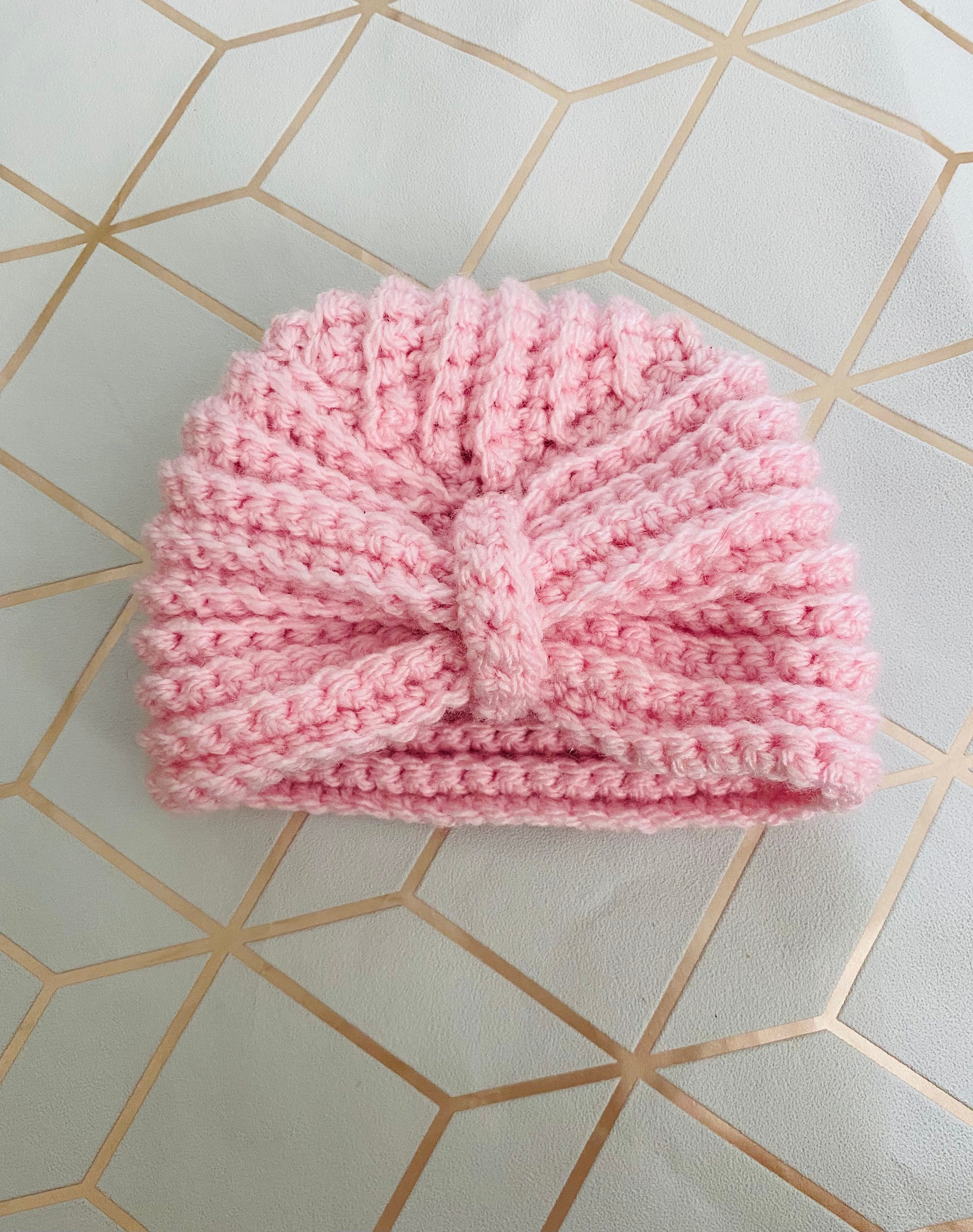Crochet baby turban hat crochet children turban hatcrochet Etsy