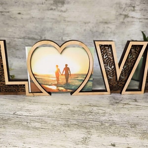 Valentine&#39;s Wooden Photo Frame