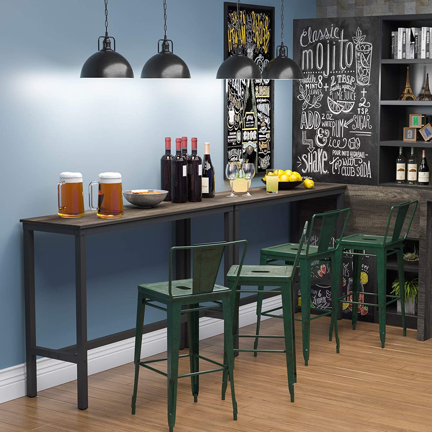 Industrie Holz Bar Kneipentisch | Etsy