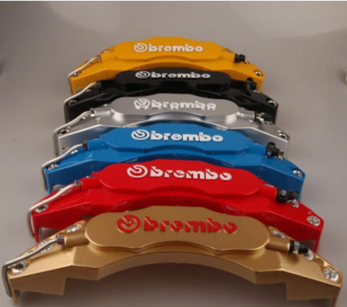 Brembo Colored Brake Caliper Covers Easy Montage Car Brake Etsy