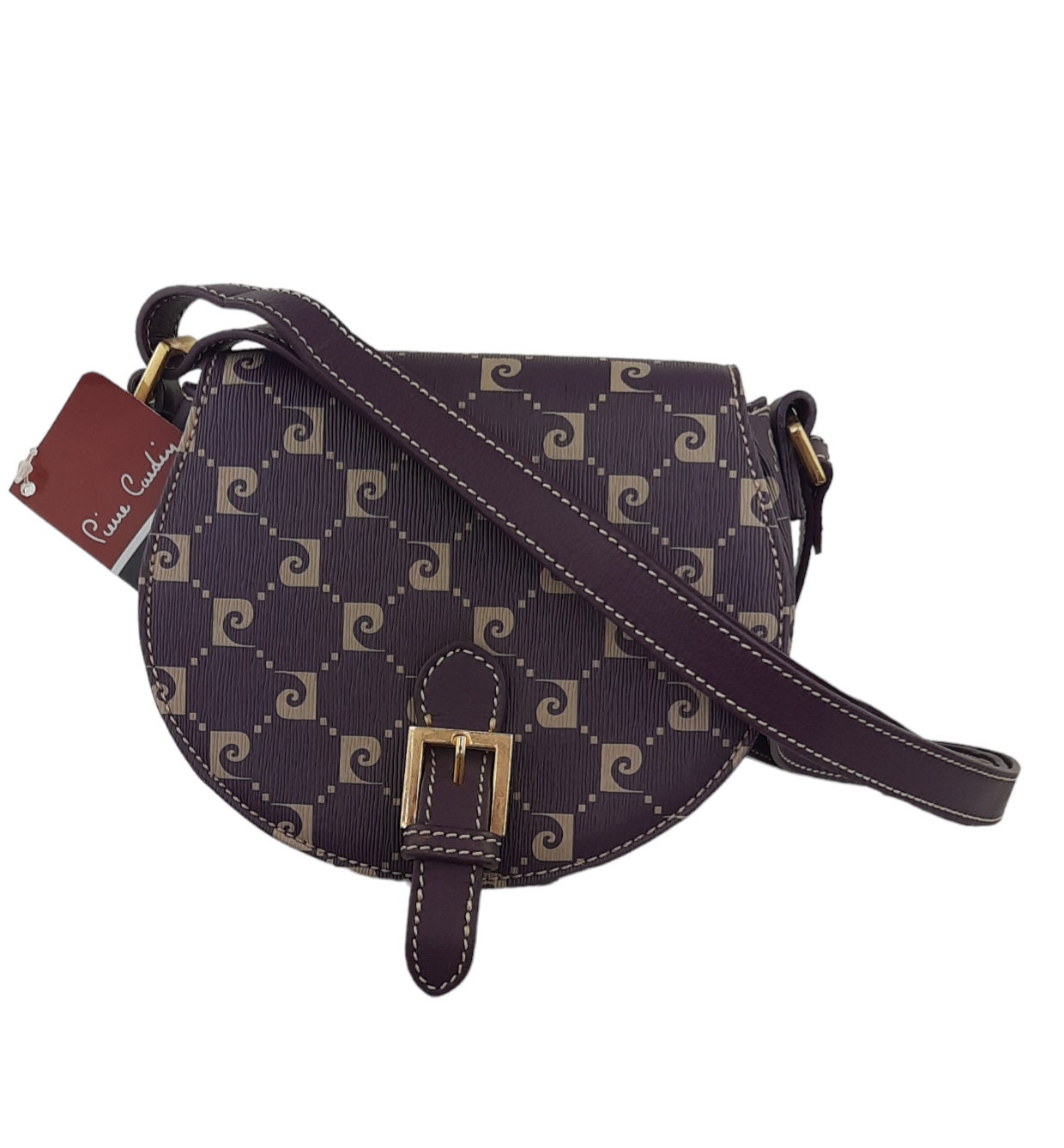 Cute Monogrammed Pierre Cardin Crossbody Bag, With Adjustable