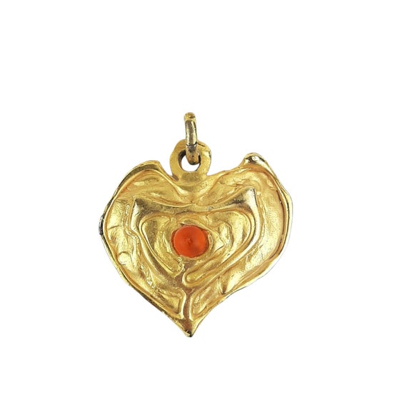 Loola Paris goldtone heart pendant - image 1
