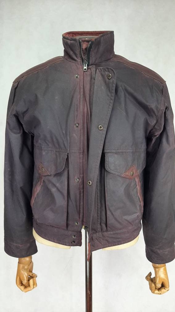belstaff wax bomber jacket
