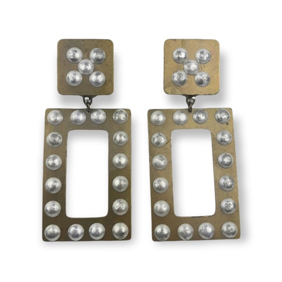 1980's Scooter Paris clipon earrings Gem