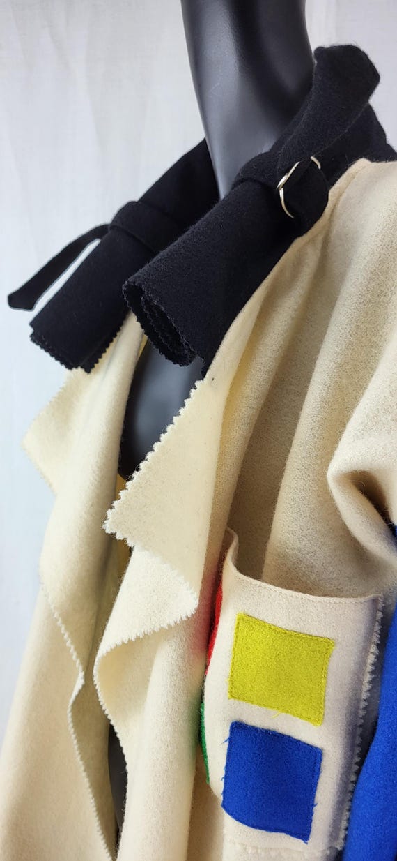 Vintage 1980s Jean-charles De Castelbajac Wool Coat