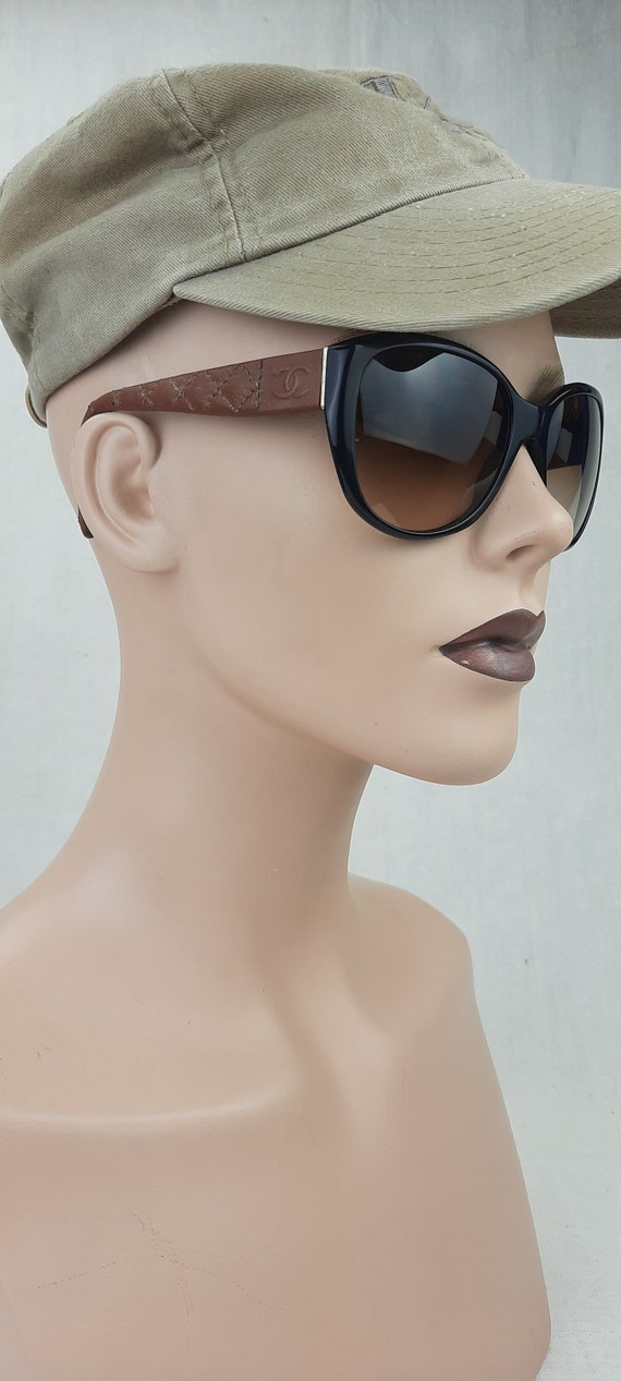 Chanel Quilted Leather Sunglasses 5199-Q - image 10