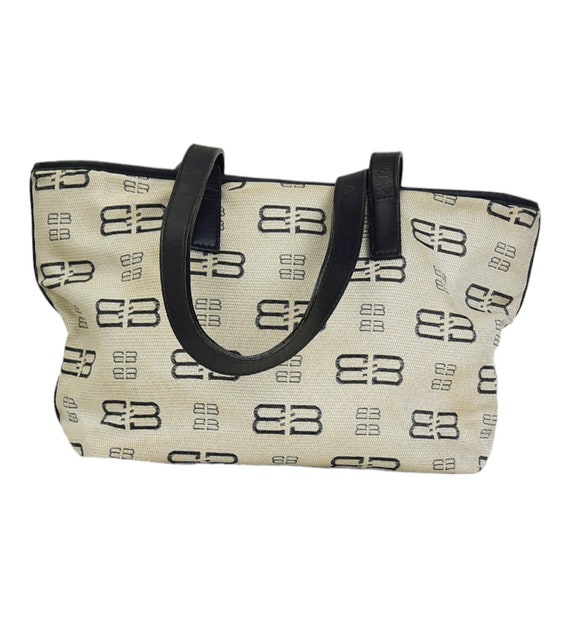Balenciaga 1990 s Logo Tote Bag Etsy Canada