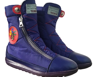 Botas de invierno vintage Jean-Charles de Castelbajac x Tecnica / Sz. 38 Forrado de piel sintética.