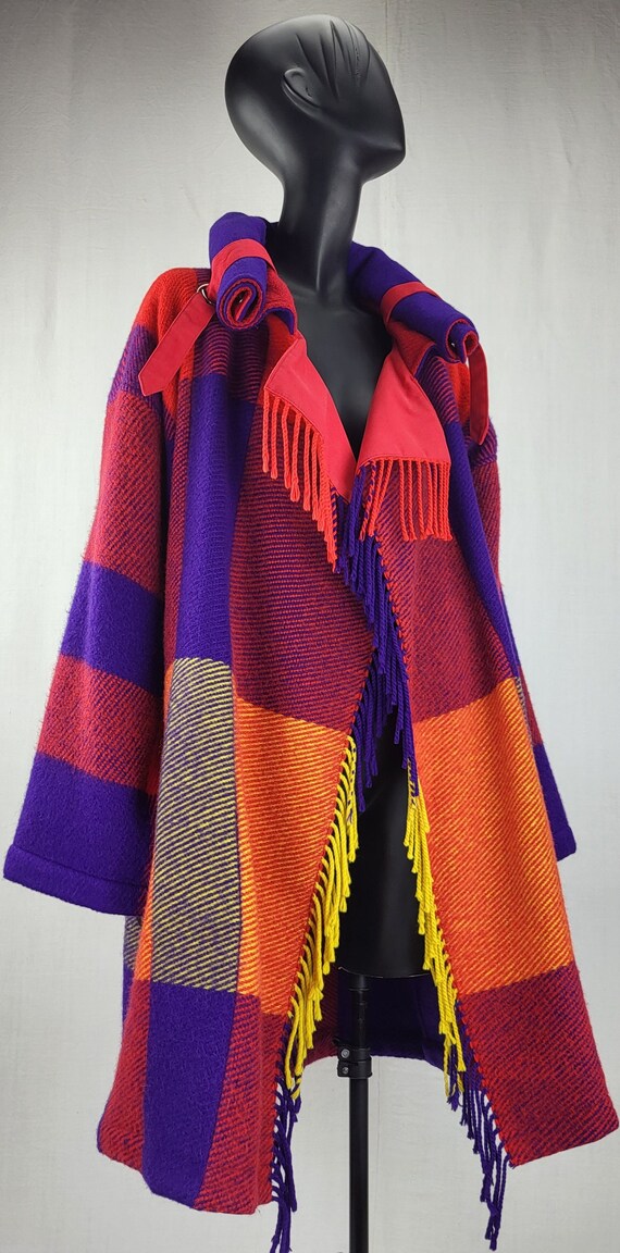 口コミ サイト 商品 Castelbajac De Charles Jean 1980s Red Vintage Plaid Purple & ジャケット・アウター
