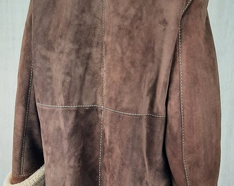 Anne Marie Beretta Shearling Brown Coat - Etsy Australia