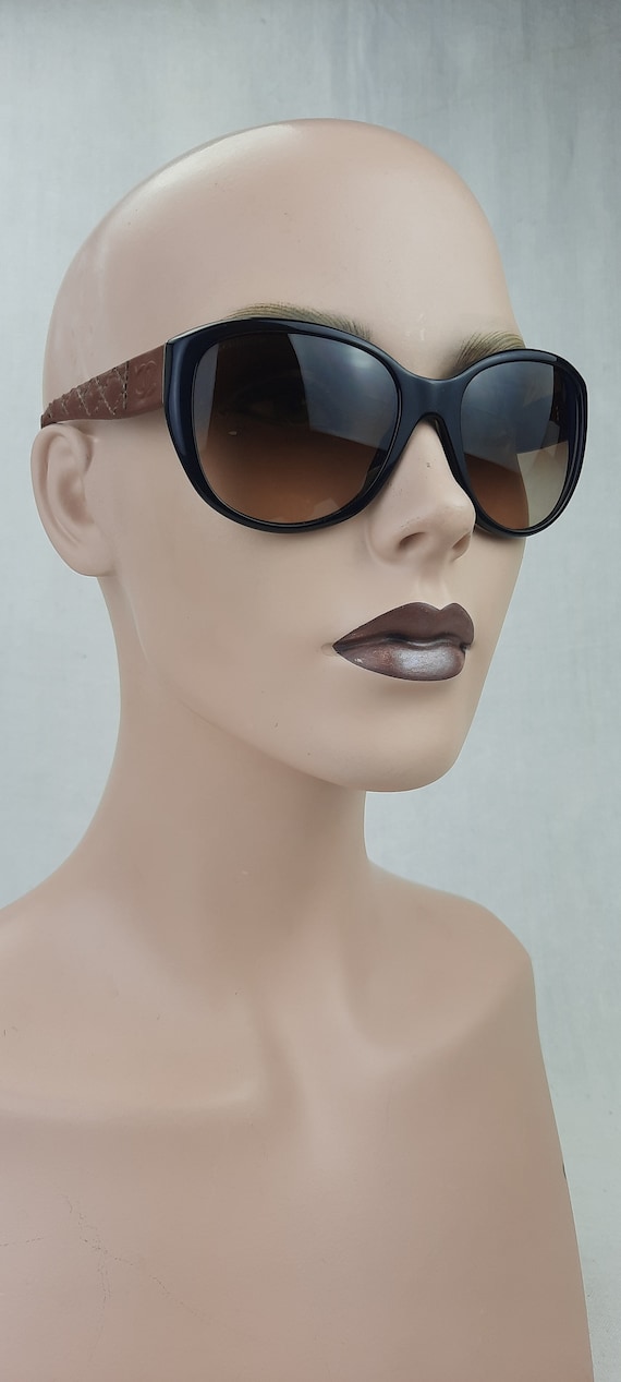 Chanel Quilted Leather Sunglasses 5199-Q - image 1