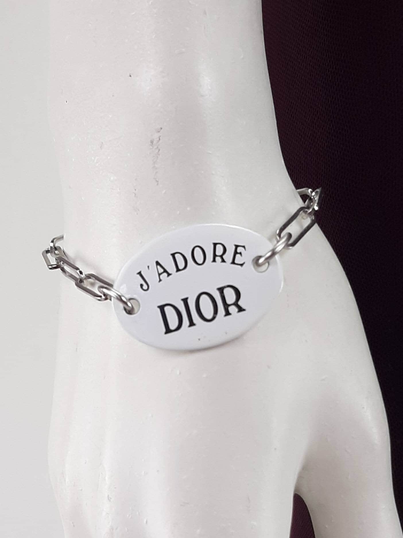 お中元 お歳暮 お年賀 夏 冬 年末年始のご挨拶 ギフト 通販な Rare Christian Dior by John Galliano Bracelet With J'adore アクセサリー