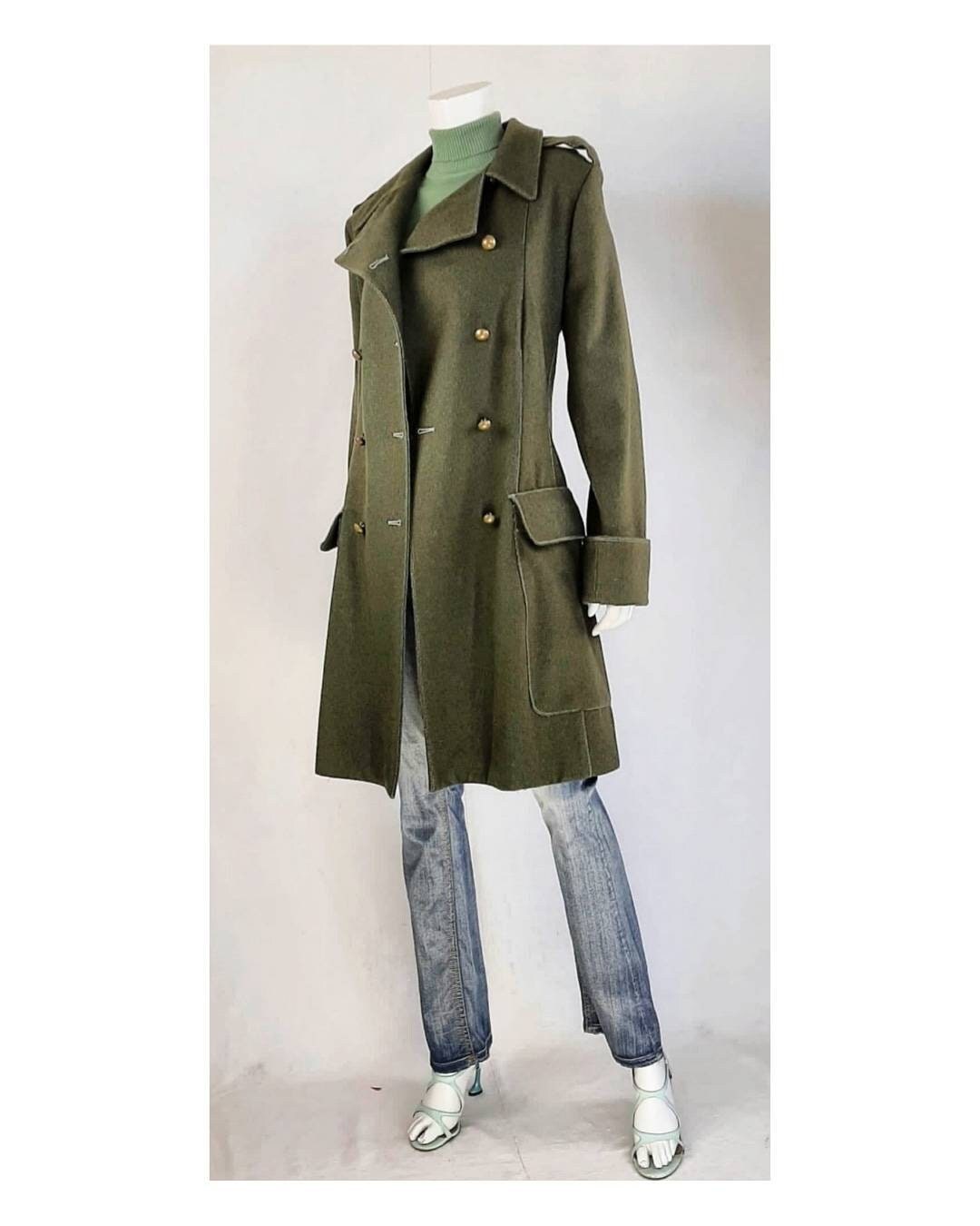 1990's Jean Paul Gaultier Junior Militar Style Knee Length