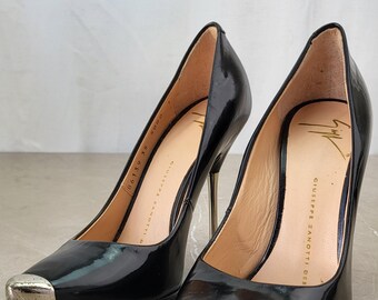 Giuseppe Zanotti Metal Toe Heels Sz. IT 35 - Etsy