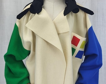 Vintage 90s Jean Charles De Castelbajac Sport Denim Vest