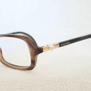 Chanel 3154-M Collection Pearl Eyeglasses Frame Only 