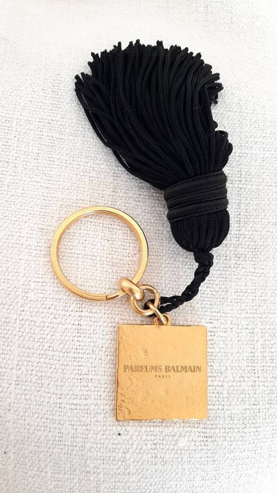 Beautiful Pierre Balmain Perfume Logo Key Ring Etsy UK