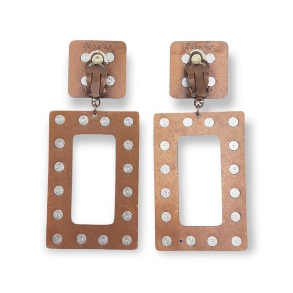 1980's Scooter Paris clipon earrings Gem