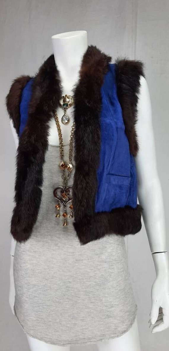 Sheepskin gilet marks Gem
