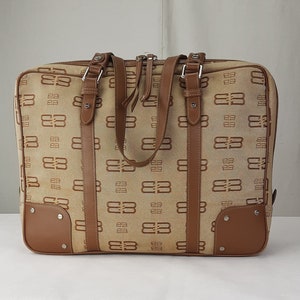 Porte-documents vintage à monogramme Balenciaga porté épaule