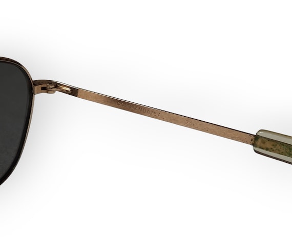◆米軍 COMMAND/USA 24K パイロットサングラス ヴィンテージ Vintage COMMAND USA 24K Sunglasses - Etsy