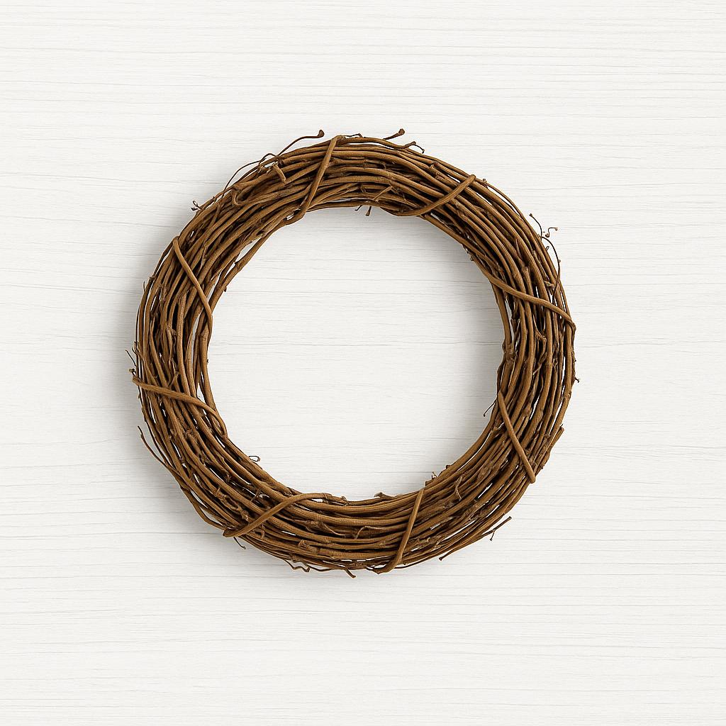 DIY Mini Wreath Craft Base – 6” Natural Grapevine Rings for Cabinet ...