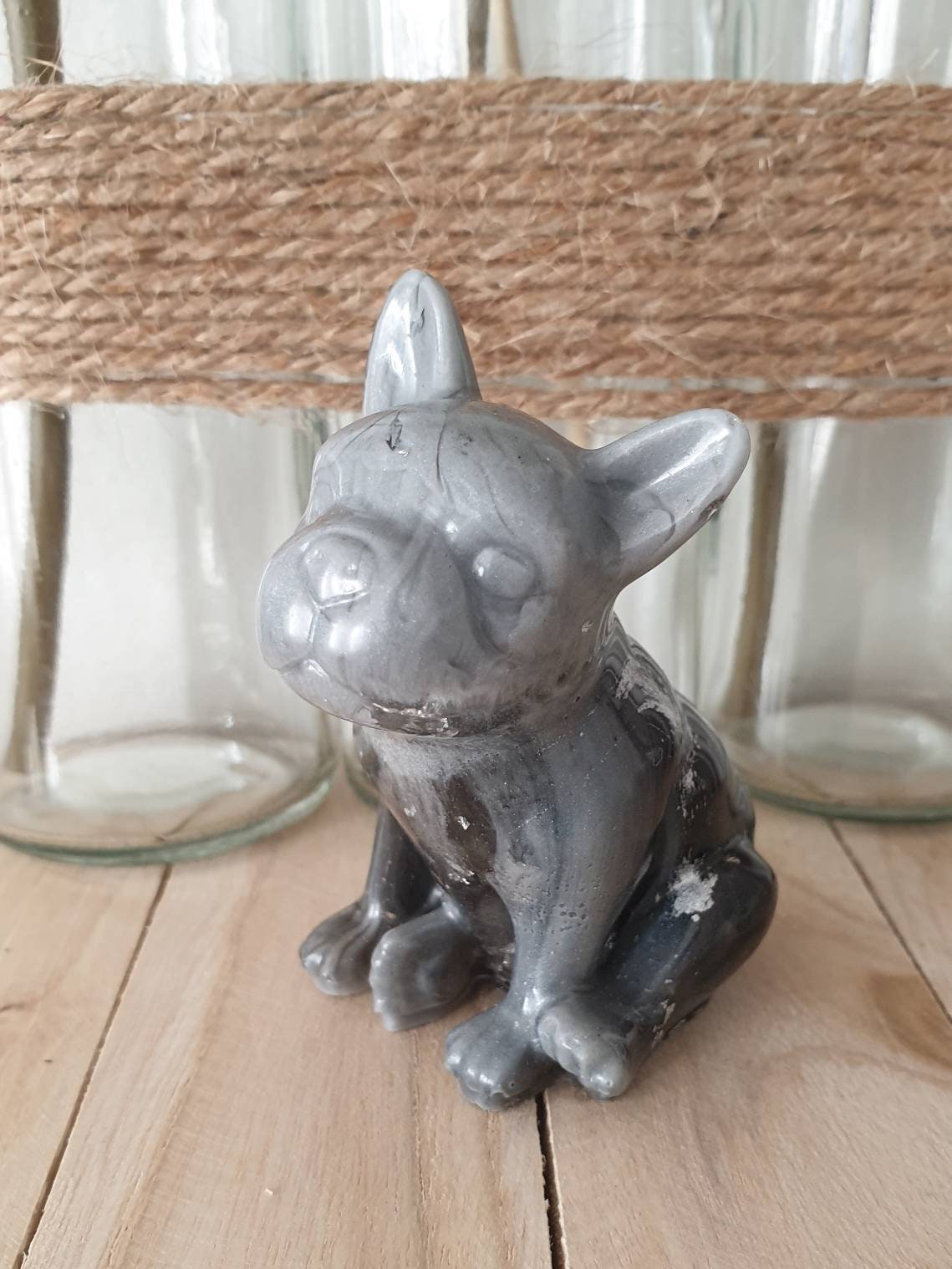 Bouledogue en Résine