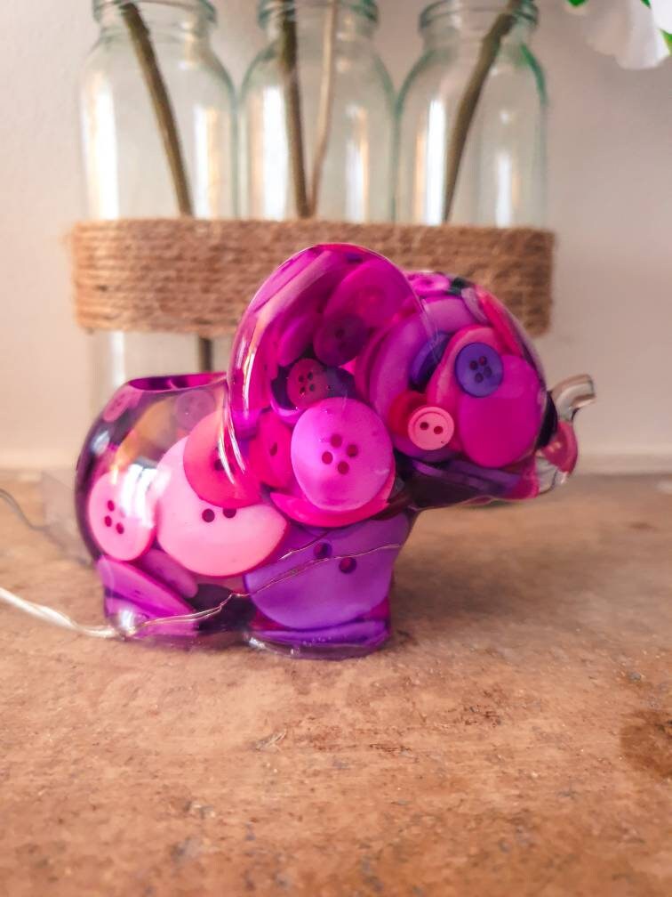 Elephant Veilleuse en Résine