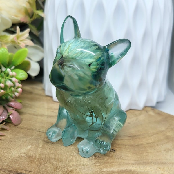 Figurine Bouledogue en résine