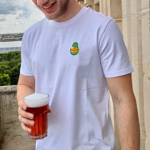 Embroidered white T-shirt - Lawyer Alsace - Man Woman