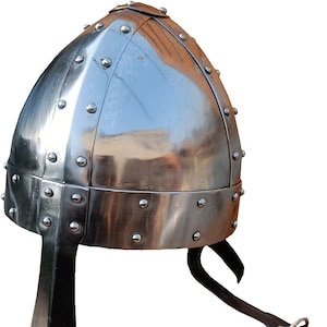 Medieval Norman Helmet Mild Steel with Free Liner Knight Warrior Armor Wearable for Adult LARP for Decorative Gift